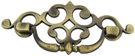 X-DREE Bronz Ton Girdap Tasarım Metal Kapı Kolu Çekin (Tira manico metallo con tasarım bir forma di turbolenza bronzo