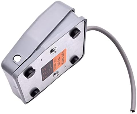 LİUGOU 1 Adet SPDT Plastik Elektrik Pedal Anahtarı Su Geçirmez Ayak Kontrol Anahtarı Pedalı 220 V AC 10A (renk: 2