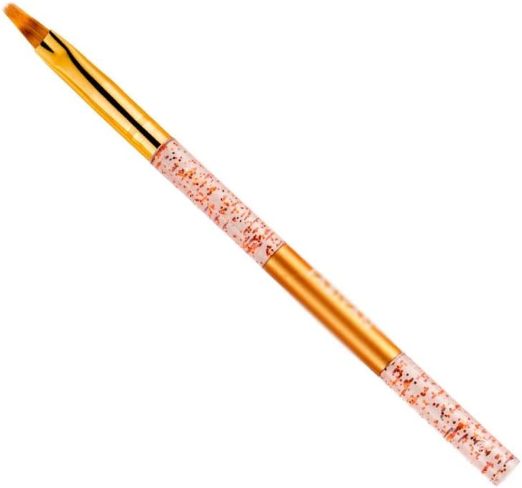 N / A Uzatma Kalem Ince Astar Tırnak Sanat Boyama Çizim Fırçalar Degrade Oyma Akrilik Manikür Araçları Altın (Renk:
