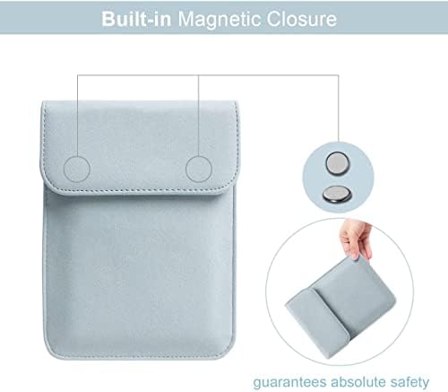 Kindle Paperwhite için (11. Nesil, 2021 Sürümü) (Model No. M2L3EK) -6.8 inç kol çantası için-açık Mavi el Kayışı dahil-gök