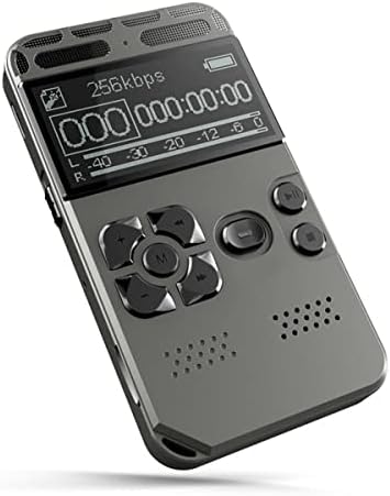 JeeKoudy Dijital Ses Kaydedici Dahili Mikrofon ve USB ile Ayarlanabilir Mikrofon Aralığı Uzun süre Kayıt Ses Aktif