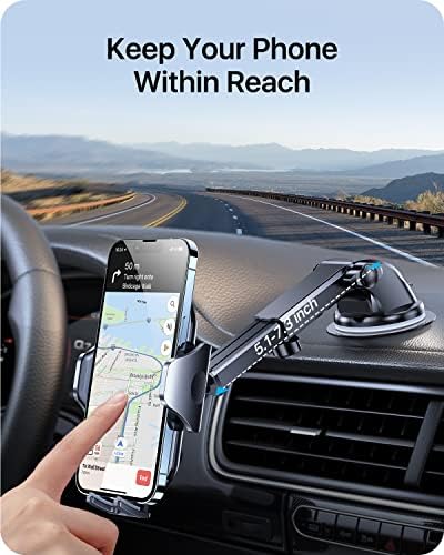 araba için andobil Telefon Montajı (Engebeli Yollar Dostu) Cep Telefonu Tutacağı Araba - Kolay Kelepçe Eller Serbest
