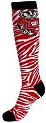 adidas Wisconsin Porsuk Zebra Baskılı Tüp Çorap-Bayan OSFA-C172W