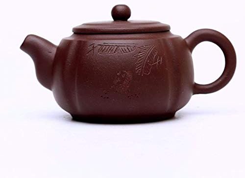 LİANXİAO-Çay Bardağı Mor kil saksı Demlik Hediye Nektar Oyma Çay Renk: Mor çamur