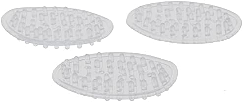 ıDesign Plastik Sabunluk, Sabunluk ve Mutfak Süngeri Tutucu-3'lü Set, 0,75 x 3,25 x 4,75, Şeffaf