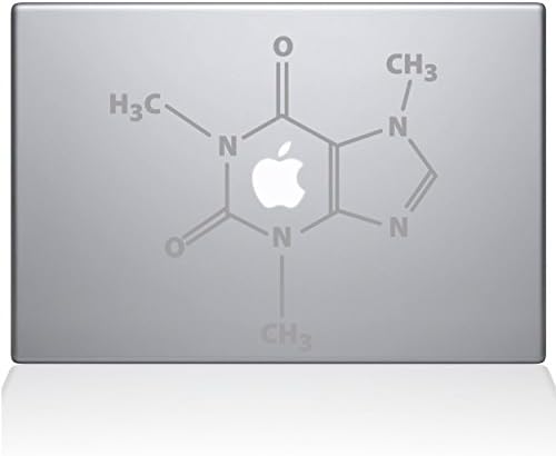 Çıkartma Gurusu Kahvenin Moleküler Yapısı MacBook Çıkartma Vinil Çıkartması-15 MacBook Pro ( ve Daha Yeni) - Gümüş
