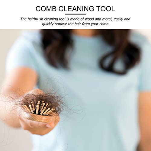 Luxshiny Temizler Domuzu Kıl Fırça 2 pcs Saç Tarak Temizleme Pençeleri, Saç Fırçası Temizleyici Tırmık Tasarım Dolaşık