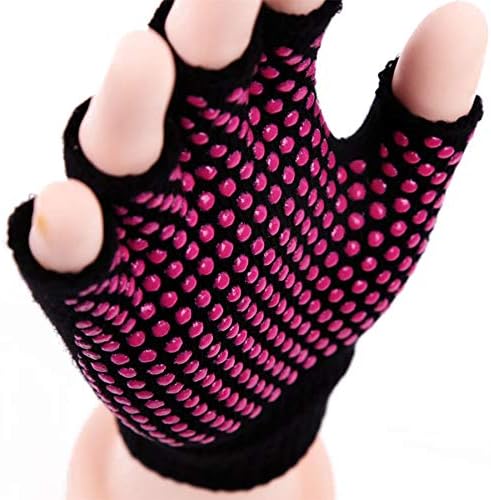 ThreeH Yoga Çorap ve Eldiven Seti kaymaz Kadınlar için Yoga Dans ve Pilates Ayak Parmakları ile Size4. 5-7