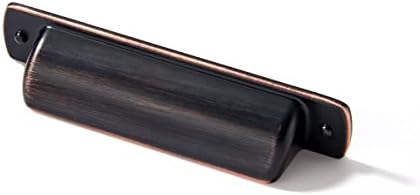 khtumeware Dolap Fincan Çekme Yağ Ovuşturdu Bronz 3 inç (76mm) Merkezden Merkeze 10 Paket Çekmece Çekme Çekmece Kolu