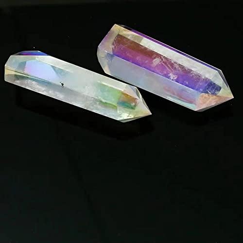 FOPURE Kristal 1 adet Doğal Aura Temizle Kuvars Noktası Feng Shui Dekorasyon için 55mm-65mm Doğal Taşlar ve Mineraller