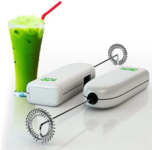 Latte için Güçlü Pille Çalışan El Tipi Süt Köpürtücü Köpük Makinesi, Kahve için Çırpma içecek mikseri, Cappuccino