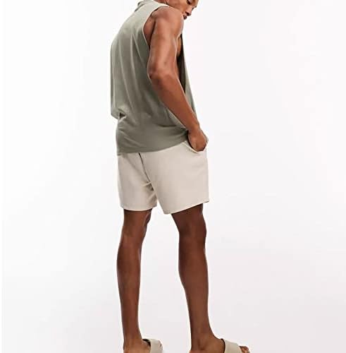 2023 Yeni Erkek Moda İlkbahar Yaz Casual Kolsuz O Boyun düz kolsuz bluz Bluz Spor Kısa Kollu Tee Gömlek