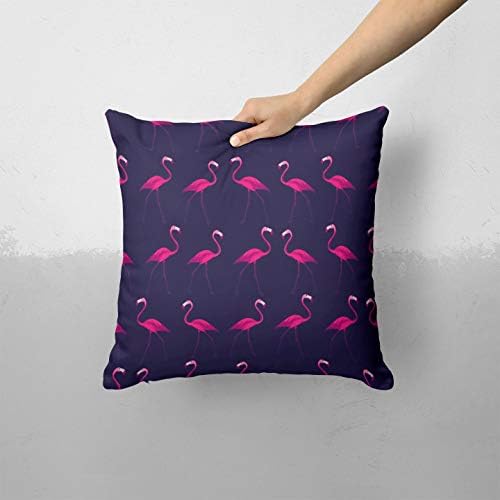 ııRov Tropikal Neon Yaz Flamingo-Özel Dekoratif Ev Dekor Kapalı veya Açık Atmak Yastık Kapak için Kanepe, Yatak veya