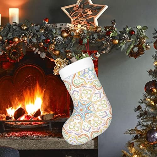Augenstern Noel Çorap Renkli Mandala Doğa Kültürü Çift Taraflı Şömine Asılı Çorap
