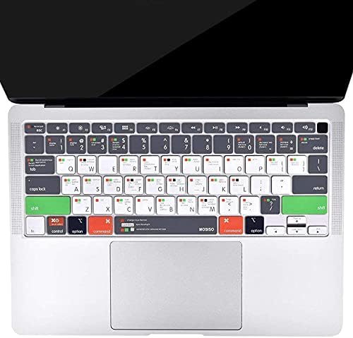 MOSISO Klavye Kapağı Sadece MacBook Air 13 inç ile Uyumlu 2022 2021 2020 Sürüm A2337 M1 A2179 Retina Ekranlı ve Dokunmatik