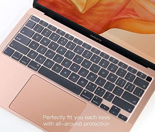 CaseBuy Premium Ultra İnce Klavye Kapağı için MacBook Air 13 inç 2021 2020 Model A2179 A2337 M1 Çip, MacBook Air 13