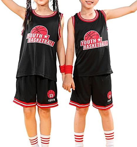 WTBFBY Erkek ve Kız basketbol Hayranları T Shirt Kıyafet Koşu Forması Egzersiz Tank Top Kolsuz Tişört şort takımı