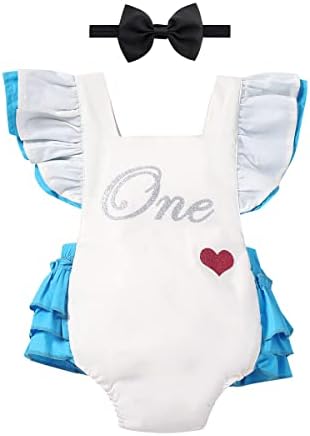 IBTOM KALE Bebek Kız Giysileri Karikatür Geyik Bodysuit Romper + Kafa Bandı Fırfır Bodysuit Sunsuit Doğum Günü Tulum