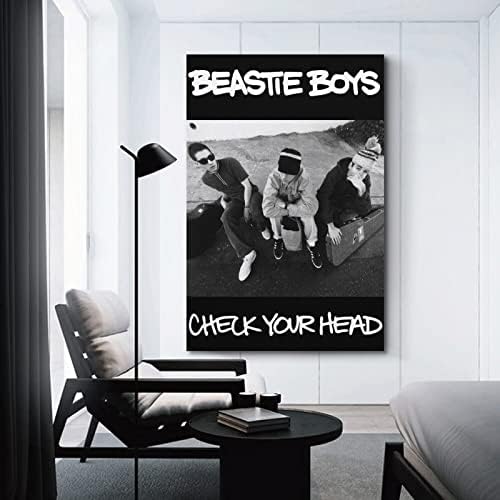 SHIWE Beastie Boys Posteri Kontrol Kafa Albümü Müzik Posteri Posterler Odası Estetik Tuval duvar Sanatı yatak odası
