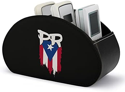 Porto Riko Bayrağı PR Porto Riko Boricua Uzaktan Kumanda Tutucu Caddy saklama kutusu masa üstü organiser TV Uzaktan