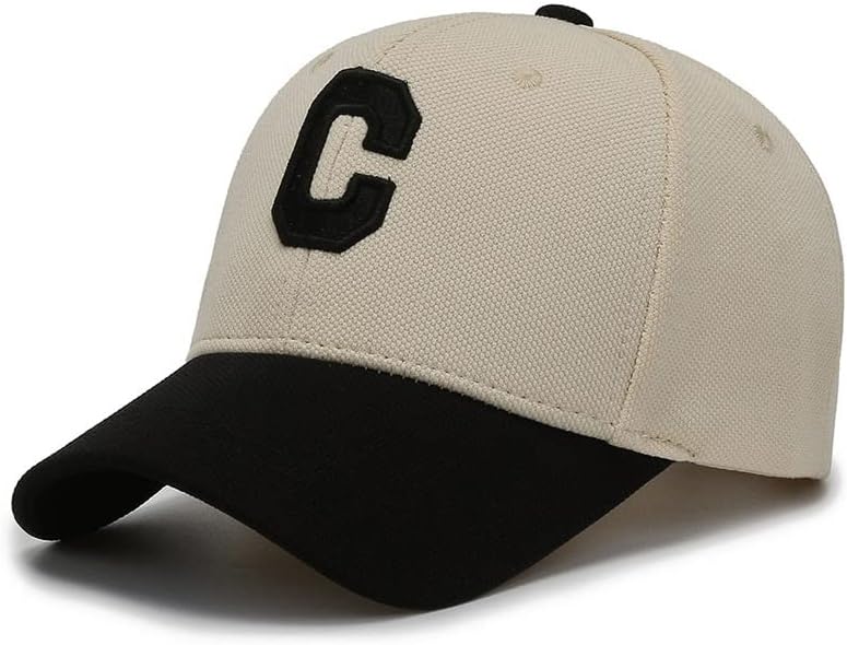 Beyzbol şapkası Vintage Mektup C Şapka ayarlanabilir kopça için Evrensel Fit beyzbol şapkası