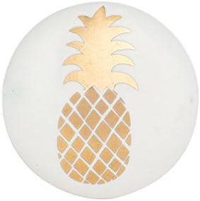 Dolaplar, Şifonyerler ve Çekmeceler için 12 Altın Ananas Seramik düğme seti (12)