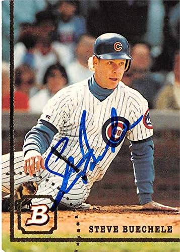 İmza Deposu 619529 Steve Buechele İmzalı Beyzbol Kartı-Chicago Cubs - 1994 Topps Bowman No. 522