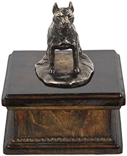 Amerikan Staffordshire Terrier, Köpek Külleri Anıtı Heykeli, Evcil Hayvan Adı ve Alıntı-ArtDog Personalized