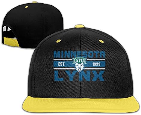 Mooy Minnesota Lynxe Gençlik Kamyon Şoförü Beyzbol Şapkası Snapback Şapka Sarı