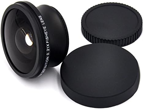 sony DCR-DVD650 için 0.21 x Yüksek Çözünürlüklü Balık Gözü Lens (30mm)