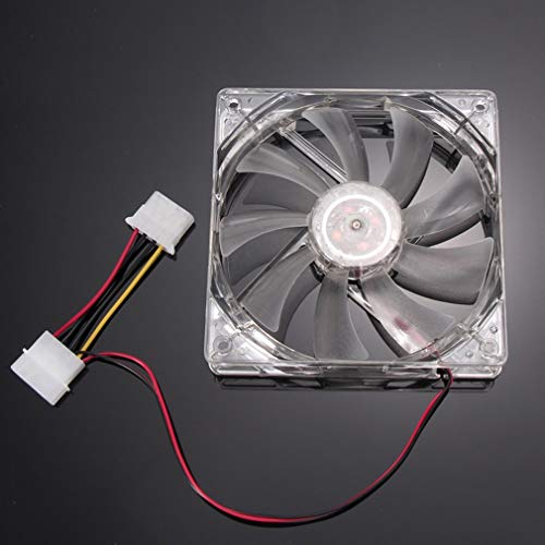 YEBDD pc bilgisayar fanı 4 led ışık 120mm pc bilgisayar Kasası Soğutma Fanı Kolay Monte Fan 12V