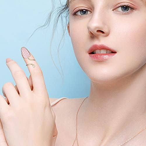 2023 Yeni kadın Yüzük Moda Kakma Zirkon Yüzük Kişilik kadın Yüzük Takı Nişan Yüzüğü Boyutu 12 Yüzük (Renk, Bir Boyut)