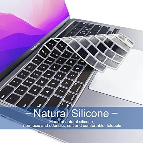 Silikon Klavye Kapak için 2023 MacBook Pro 14 A2779 & Pro 14 inç 2021 M1 Pro / M1 Max A2442 & 2023 MacBook Pro 16