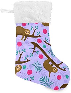 ALAZA Noel Çorap Tembel Orman Klasik Kişiselleştirilmiş Büyük Çorap Süslemeleri Aile Tatil Sezonu için Parti Dekor