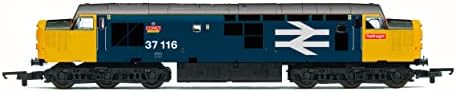Hornby Demiryolu Artı BR, Sınıf 37, Co-Co, 37116 'Kuyruklu Yıldız' - Dönem 8. Lokomotifler. Mavi, R30185