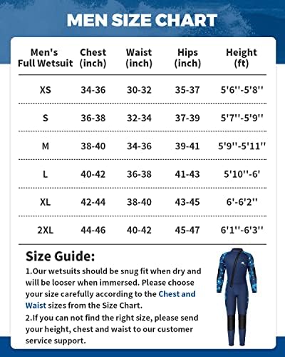 Wetsuit 3mm Erkekler için ıslak elbise, Neopren Tam dalgıç giysisi, Ön Zip Tam Vücut Sıcak Tutmak Wetsuits, Dalış