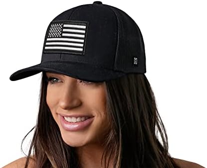 HAKA Amerikan Bayrağı Şapka, ABD şoför şapkası Erkekler ve Kadınlar için, Ayarlanabilir beyzbol şapkası, Örgü Snapback,