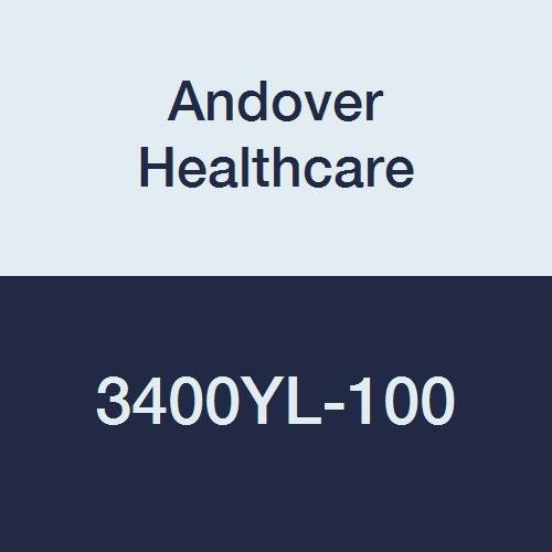 Andover Healthcare 3400YL-100 Coflex Dokunmamış Yapışkan Kendinden Yapışkanlı Sargı, 15' Uzunluk, 4 Genişlik, Sarı,