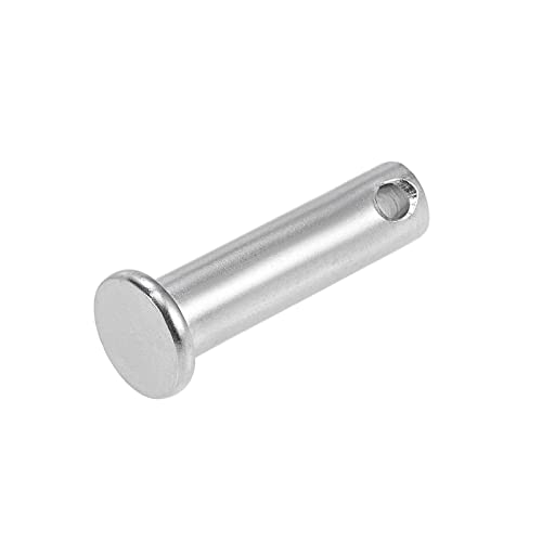 METALLİXİTY Clevis Pimleri (8mm x 30mm) 1 adet, Tek Delikli Düz Kafa 304 paslanmaz çelik bağlantı elemanı Pimi - Metal