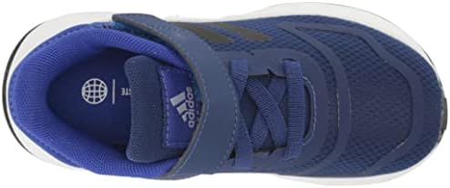 adidas Baby Duramo 10 Koşu Ayakkabısı, Berrak Mavi / Siyah / Zafer Mavisi (Elastik), 6 ABD Unisex Bebek