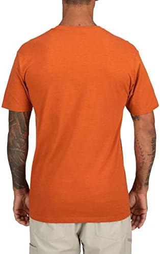 Simms Logo T-Shirt-erkek Kısa Kollu Crewneck Tee