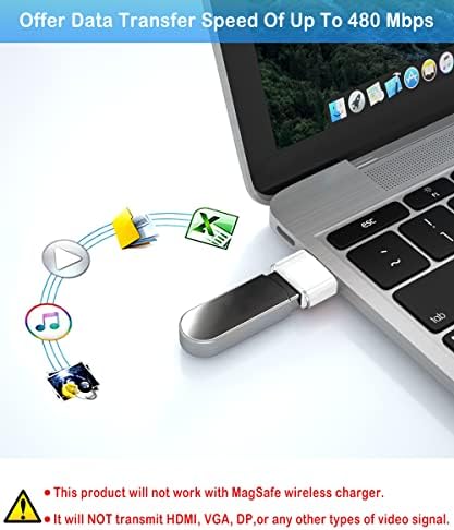 Elebase USB'den USB C Adaptörüne 4 Paket, USB Tip C Şarj Aleti Kablosu 3 Paket 1.5/3.3/6.6 FT için Apple Watch Ultra