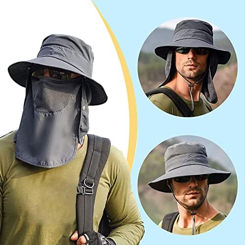 Güneş şapkası Erkekler/Kadınlar için, Geniş şapka Erkekler, Kova Şapka UV Koruma Boonie Şapka Balıkçılık Yürüyüş Bahçe