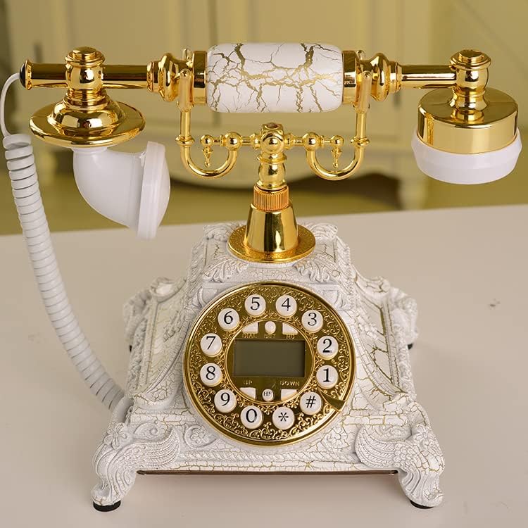 Counyball Retro Telefon Klasik Masa Telefonu Oturma Odası Dekorasyon Ev Ofis Sabit Amerikan Avrupa Dial Döner Tarzı