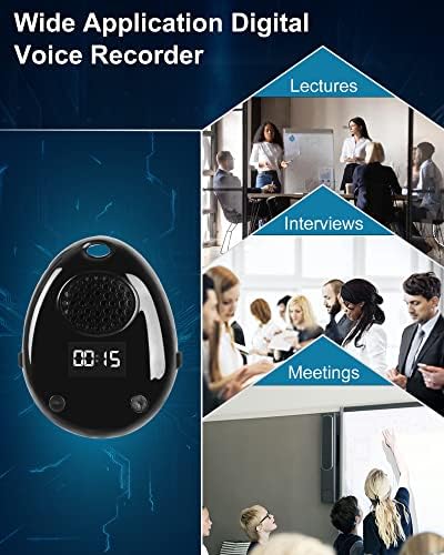 Ses Kaydedici Oynatma ile 8GB Dijital Ses Aktif Kaydedici, Ses Kayıt Cihazı Pedometreli Ses Kaydedici Dahili Hoparlörlü