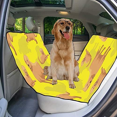 ENEVOTX Köpek Koltuğu Kapağı Özel Golden Retriever Hayvan Köpek Pet Baskı Araba Koltuğu Köpekler için Kapakları 100