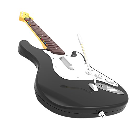 PlayStation 4 için Rock Grubu 4 Kablosuz Çamurluk Stratocaster Gitar Denetleyicisi - Siyah
