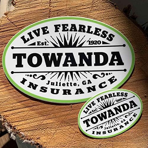Towanda Live Fearless-Premium Çıkartmalar, Mıknatıslar - 5 Mıknatıslı-2'li Pakette = 20 Tasarruf Edin%
