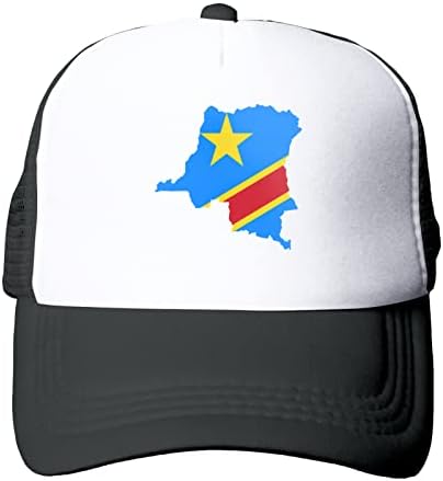 Kongo Bayrağı Vintage Unisex Sert Hafif Vintage