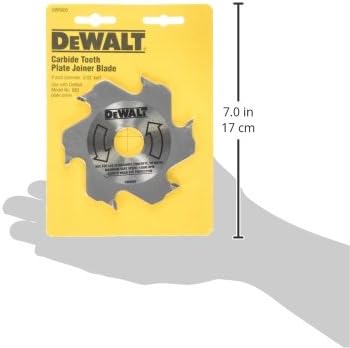 DEWALT Plakalı Marangoz Bıçağı, 4 inç, Karbür, 6 Diş (DW6805)